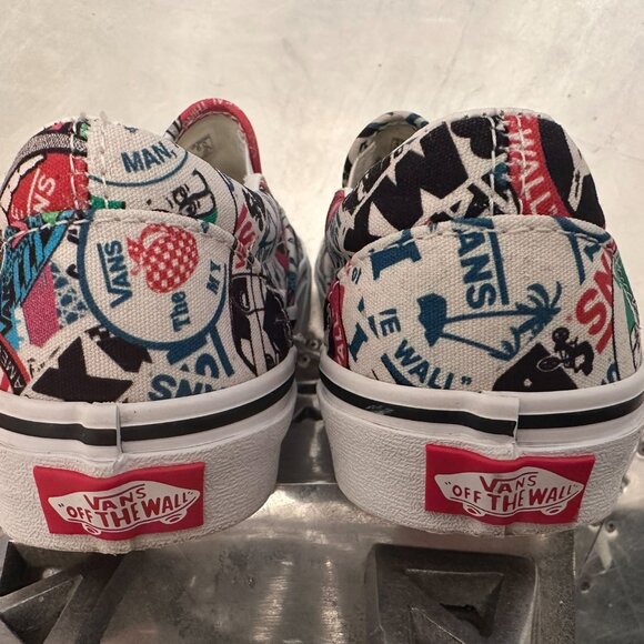 Rare Vans Classic Sticker Mash Up Slip-Ons - Size 6W/4.5M - Picture 5 of 7